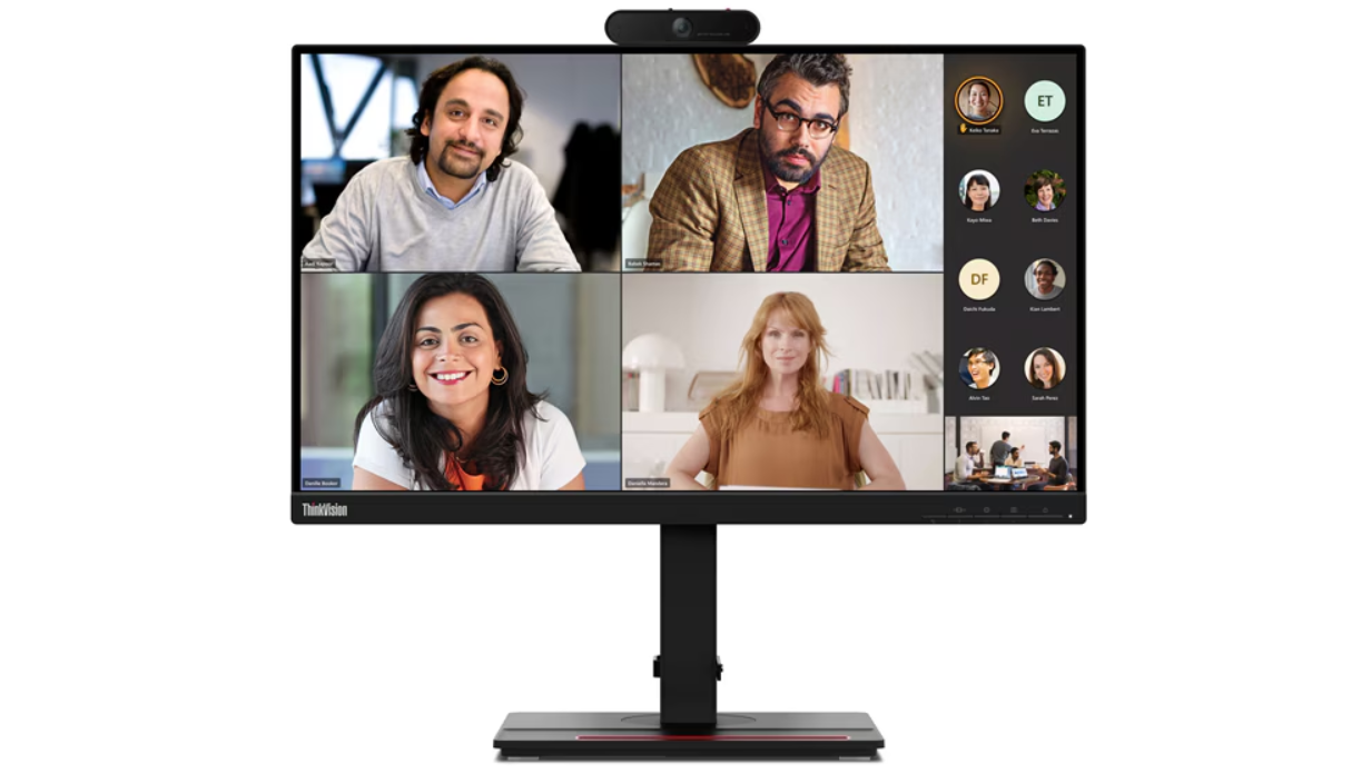 מסך Lenovo ThinkVision T27hv-30 24'' FHD IPS Camera