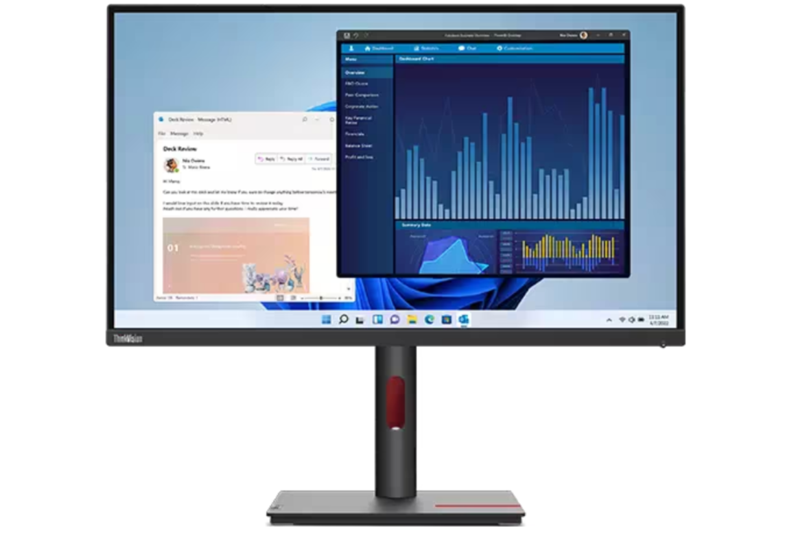 מסך Lenovo ThinkVision T27p-30 27'' 4K UHD IPS