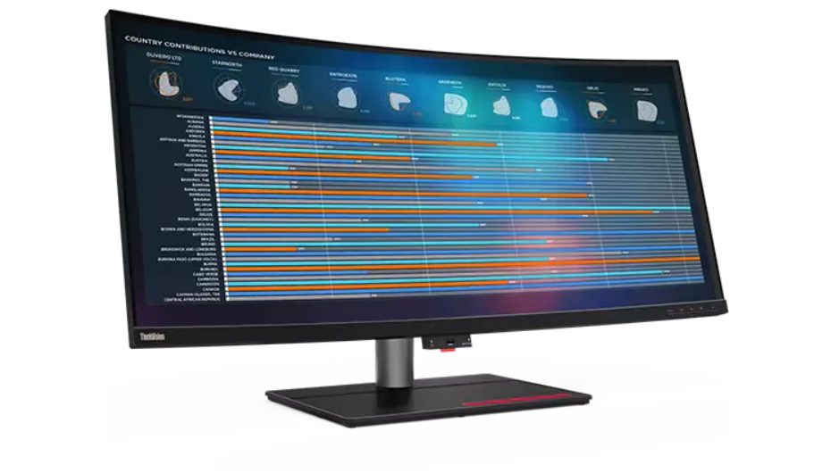 מסך קעור Lenovo ThinkVision P40w-20 UltraWide 40'' 5K IPS