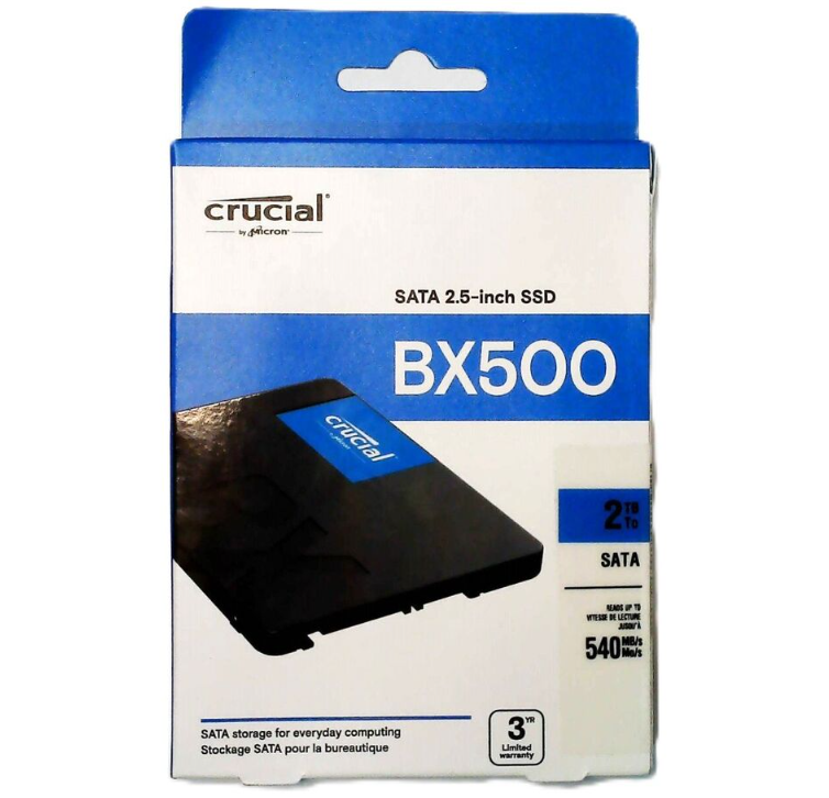 דיסק Crucial BX500 2TB SATA SSD