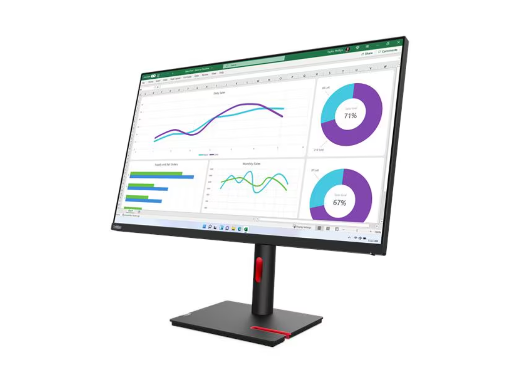 מסך Lenovo ThinkVision T32h-30 32'' 2K-QHD IPS