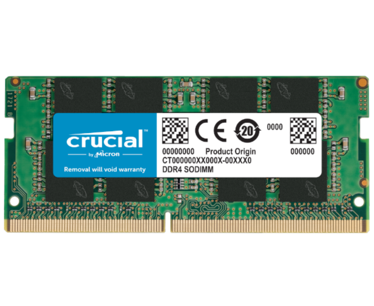 זיכרון לנייד Crucial SO-DIMM 32GB DDR4 3200Mhz