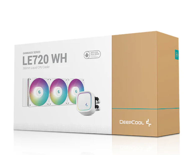 קירור נוזלי לבן DeepCool LE720 ARGB 360mm