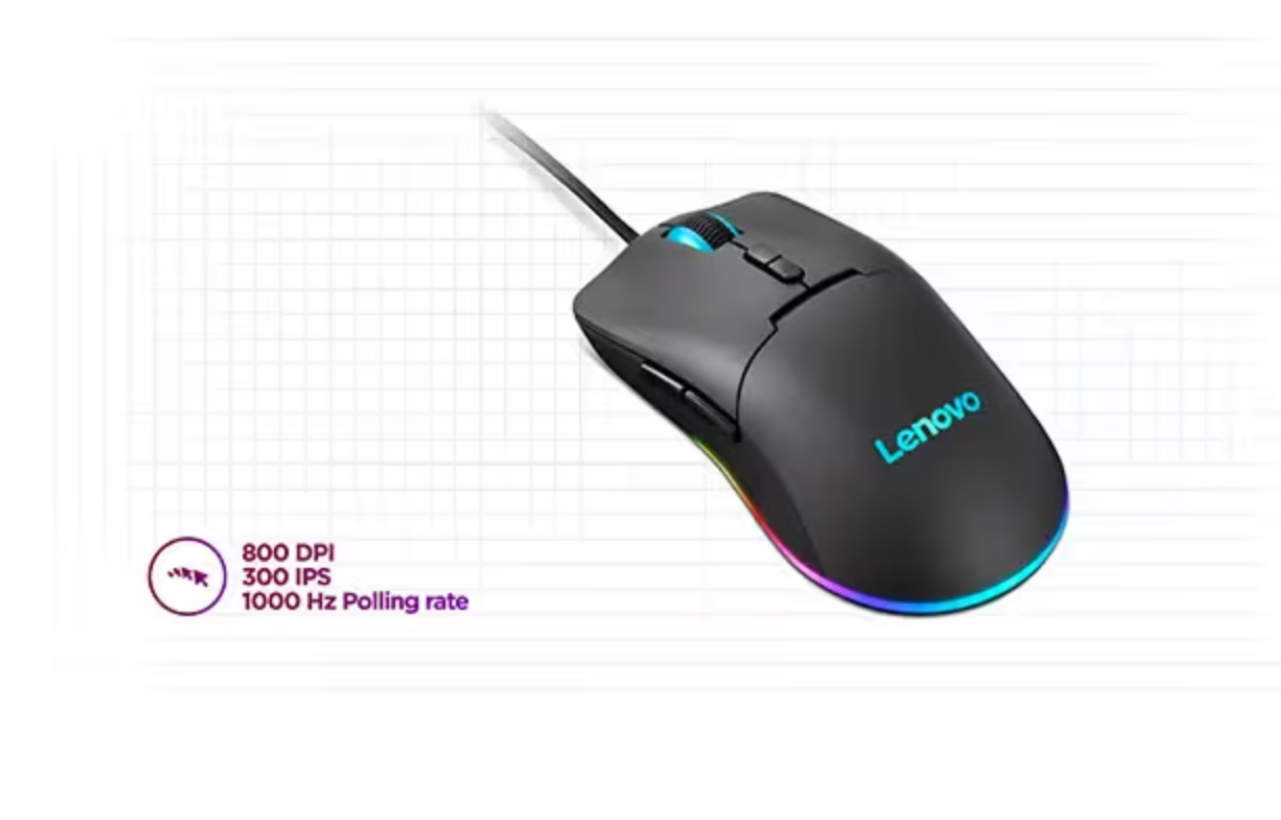 עכבר גיימינג Lenovo M210 RGB