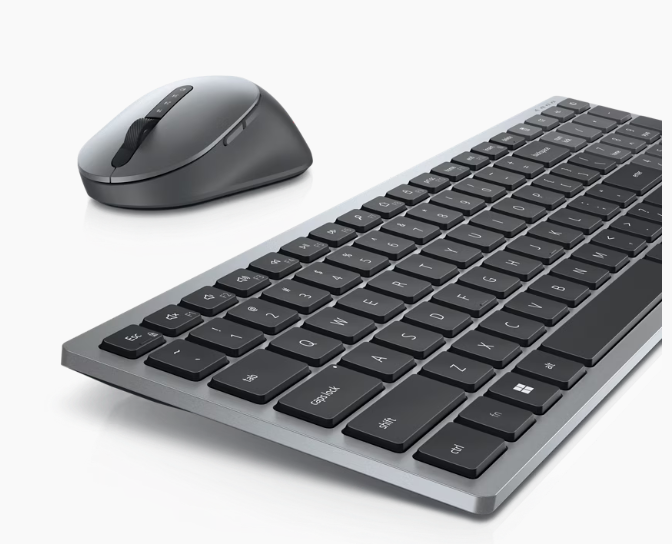 סט מקלדת ועכבר אלחוטי Dell Multi-Device KM7120W