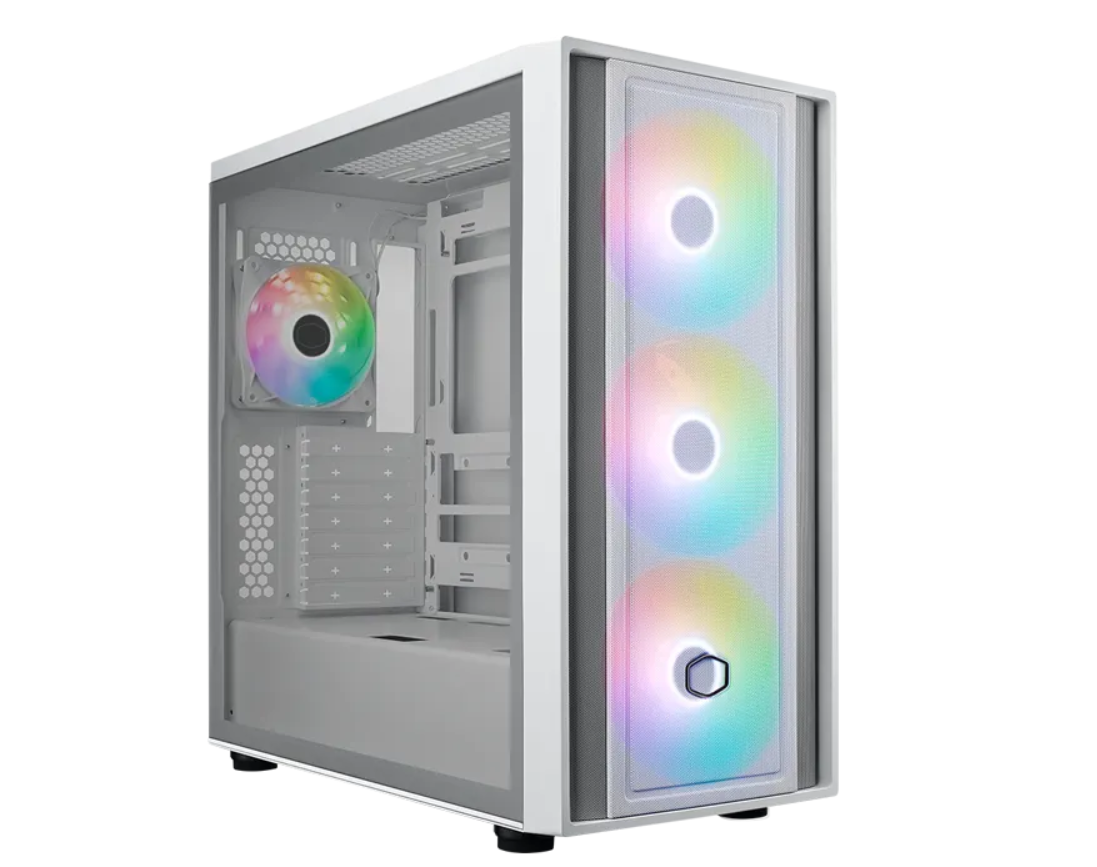 מארז לבן Cooler Master MasterBox 600 White