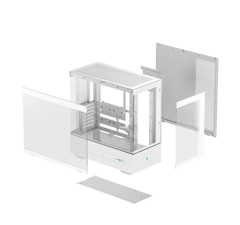 מארז לבן DeepCool CH690 Digital White