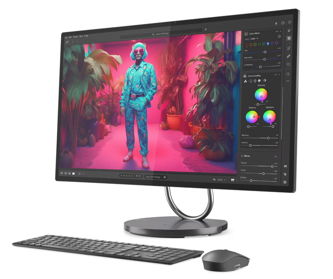 מחשב נייח Lenovo Yoga AIO 32ILL10 31.5" Ultra 7 258V/32G/1T/11H/3Y-OS