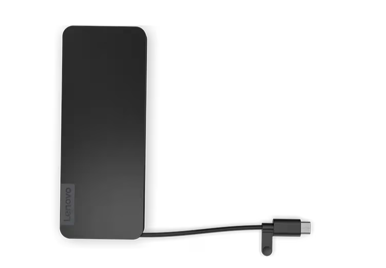 תחנת עגינה Lenovo USB-C Slim Travel Dock