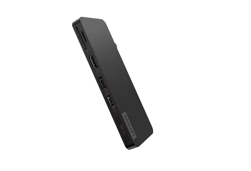 תחנת עגינה Lenovo USB-C Slim Travel Dock