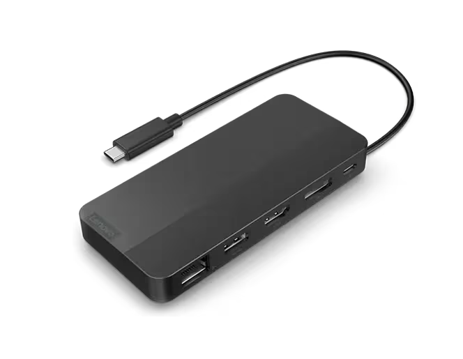 תחנת עגינה Lenovo USB-C Dual Display Travel Dock