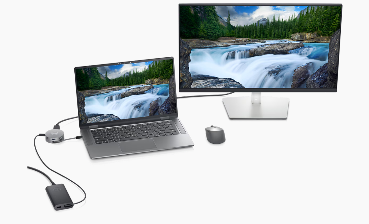 תחנת עגינה Dell 6-in-1 USB-C Multiport Adapter - DA305