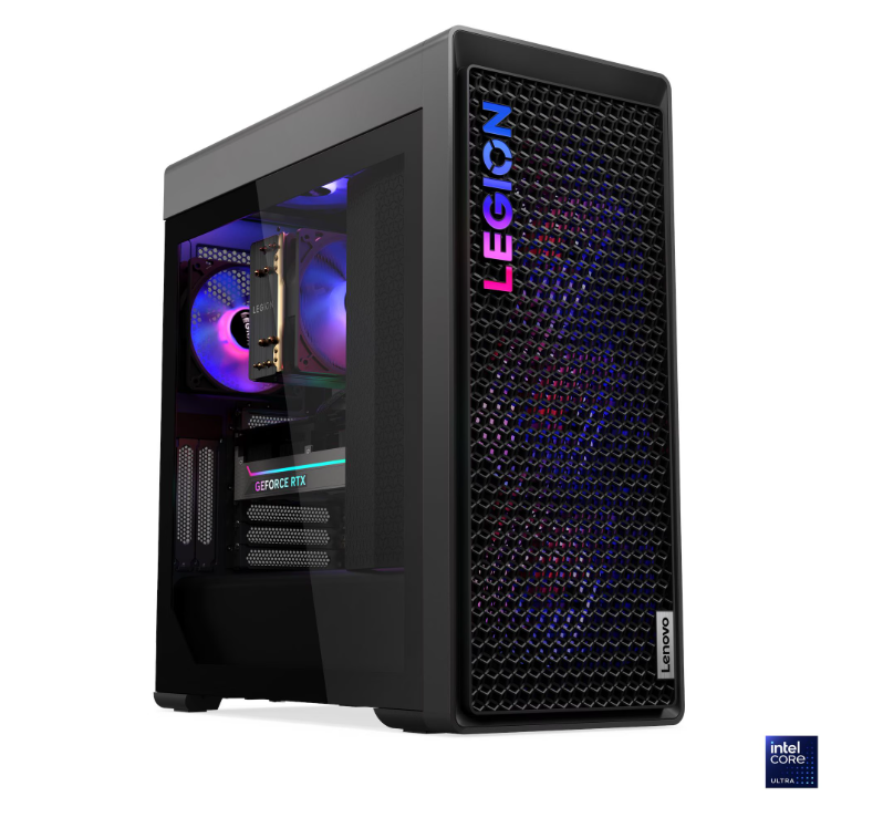 מחשב נייח גיימינג Lenovo Legion T7 34IAS10 Ultra 9 285K/64G/1TB/RTX5070TI/11H/3Y-OS