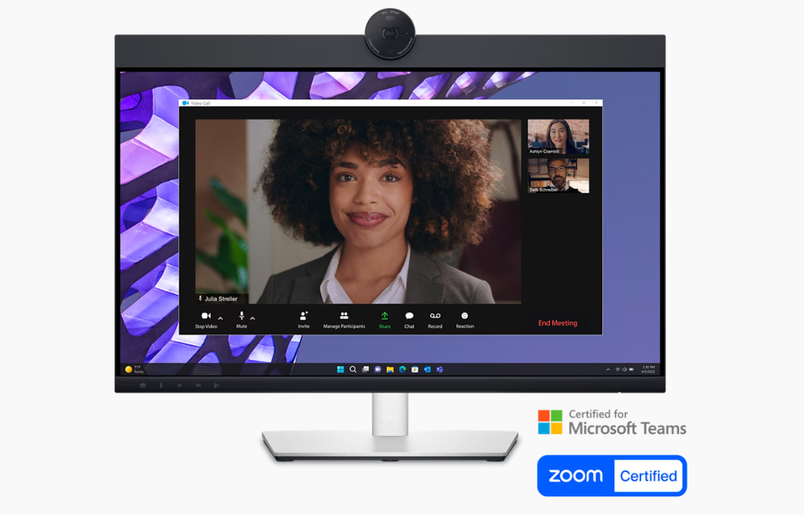 מסך Dell Pro Plus P2424HEB Video Conferencing 24" IPS FHD Type-C Lan Camera