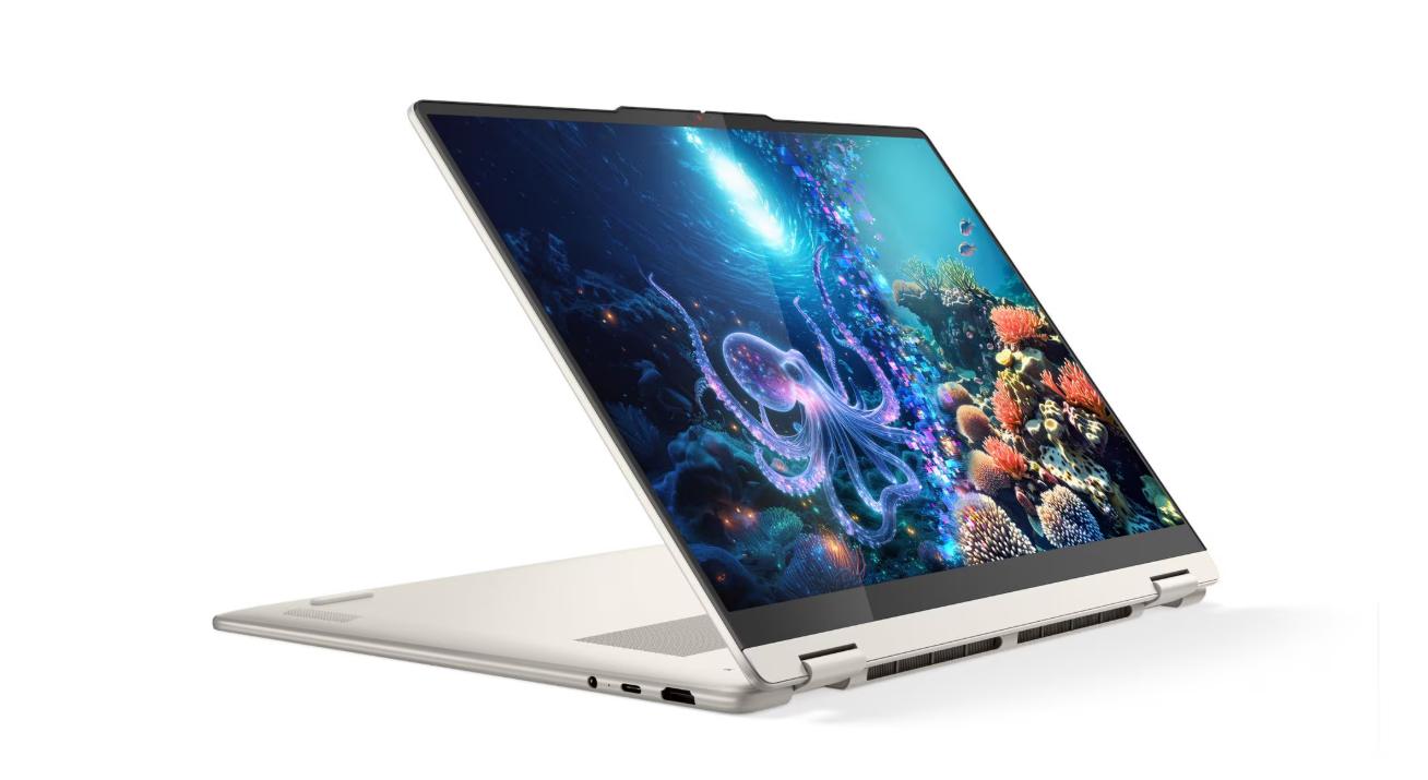 מחשב נייד Lenovo Yoga 7 2-in-1 16AKP10 16'' Ryzen AI 7 350/32G/1TB/Touch/OLED/11H/3YOS