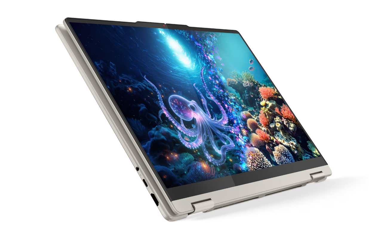 מחשב נייד Lenovo Yoga 7 2-in-1 16AKP10 16'' Ryzen AI 7 350/32G/1TB/Touch/OLED/11H/3YOS
