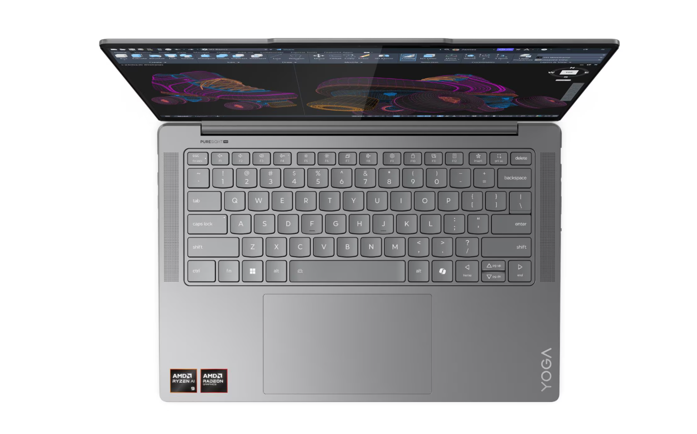 מחשב נייד Lenovo Yoga Pro 7 14ASP9 14.5'' Ryzen AI 9 365/32G/1TB/Touch/11H/3YOS