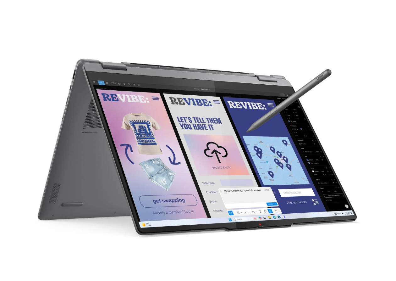 מחשב נייד Lenovo Yoga 7 2-in-1 16ILL10 16'' Ultra 7 258V/32G/1TB/Touch/OLED/11H/3YOS