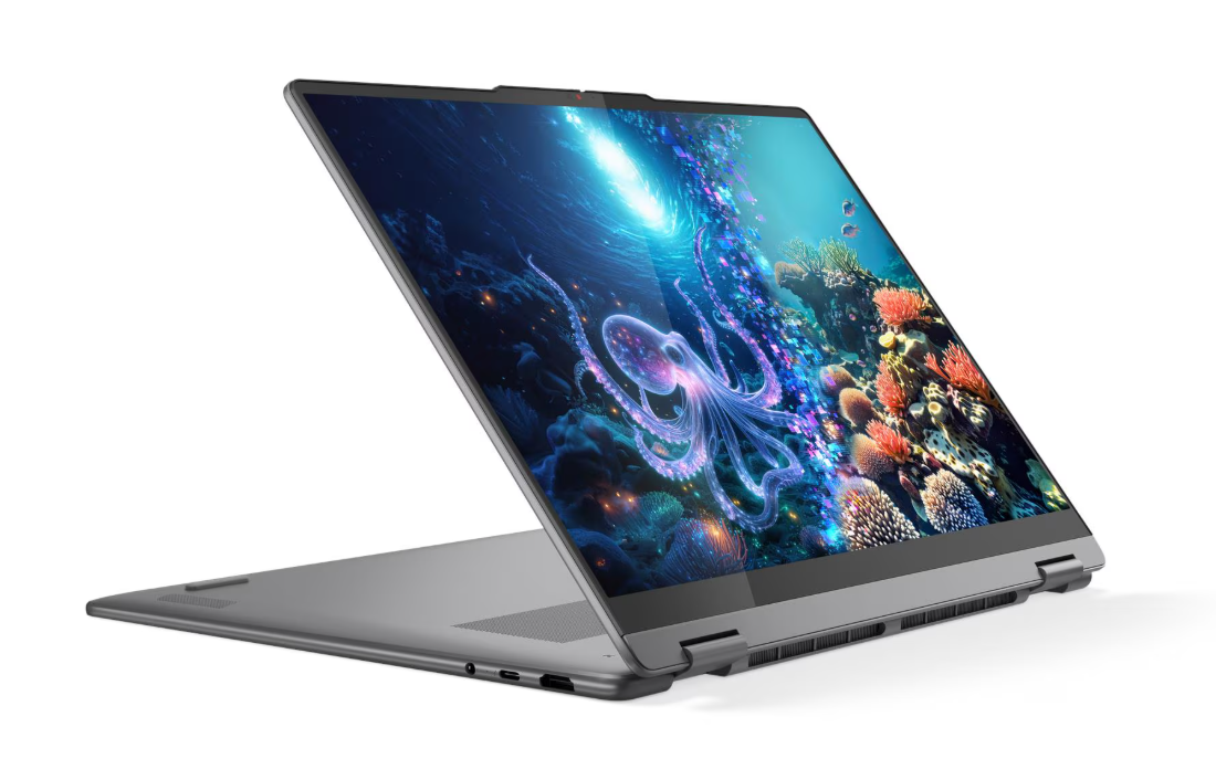 מחשב נייד Lenovo Yoga 7 2-in-1 16ILL10 16'' Ultra 7 258V/32G/1TB/Touch/OLED/11H/3YOS