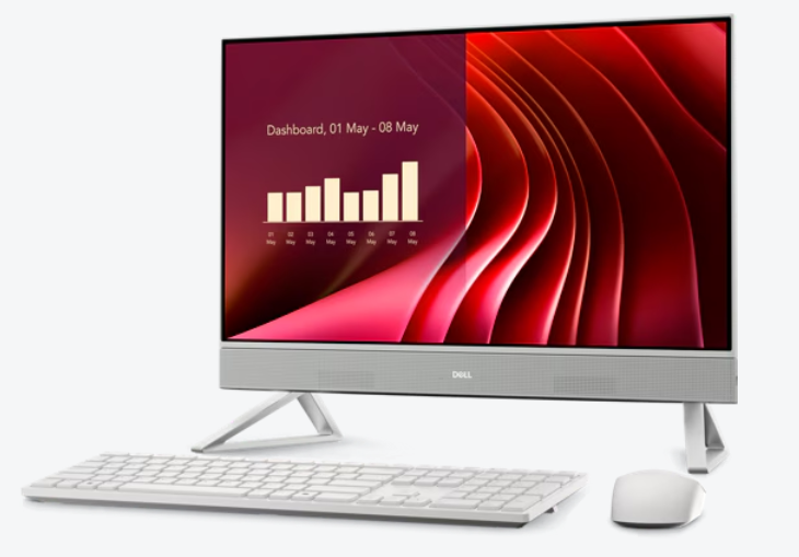 מחשב נייח Dell 24 All-in-One EC24250 Core 7-150U/16GB/1T/11P/3Y-OS