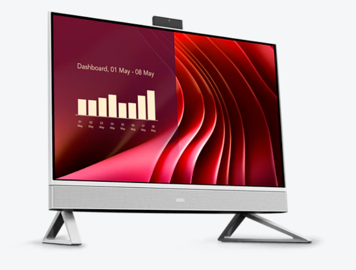 מחשב נייח Dell 24 All-in-One EC24250 Core 7-150U/16GB/1T/11P/3Y-OS