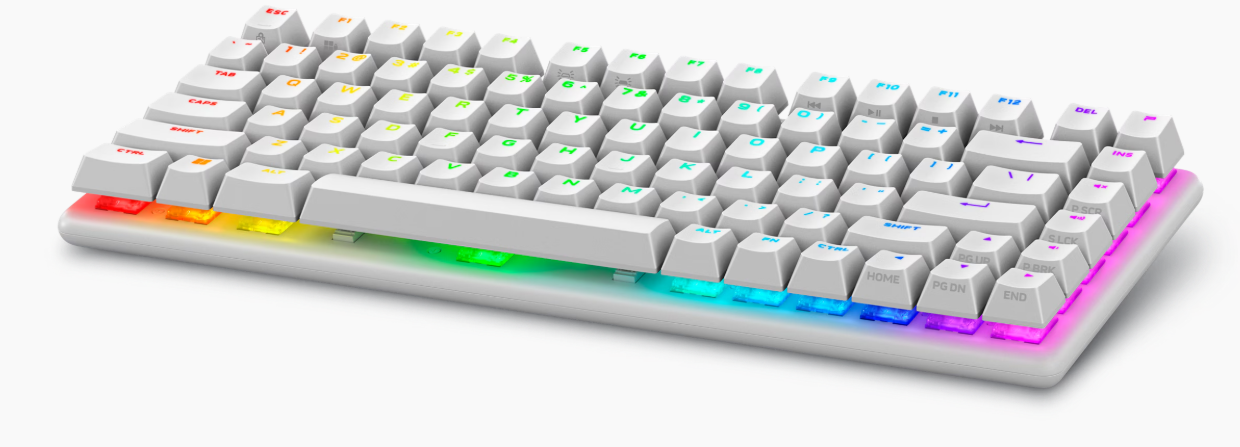 מקלדת גיימינג מכנית אלחוטית Dell Alienware Pro Wireless Gaming Keyboard Lunar Light