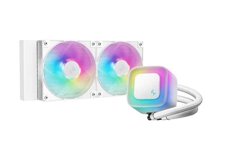 קירור נוזלי לבן DeepCool LE240 V2 ARGB 360mm