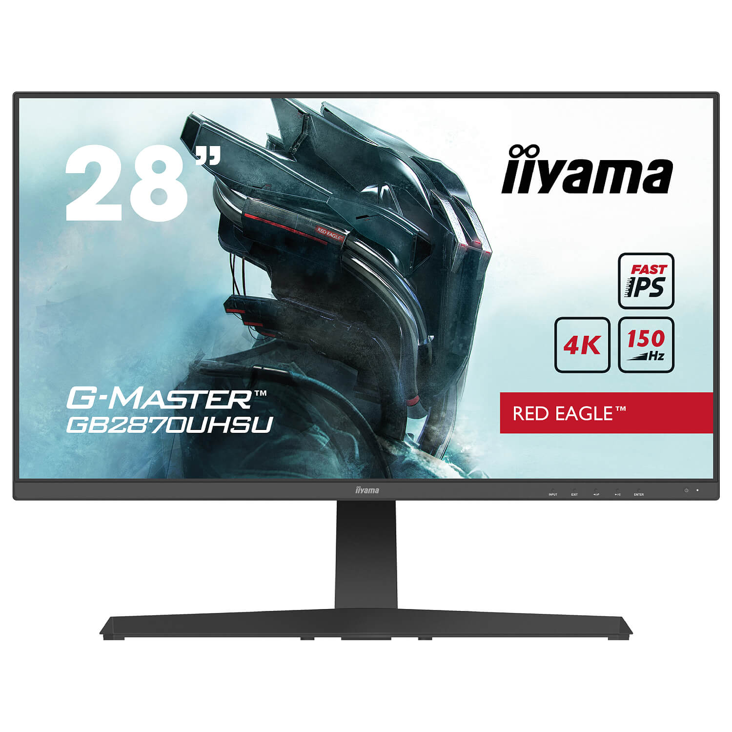 מסך גיימינג IIYAMA G-Master 28" IPS 4K UHD 150Hz 1ms